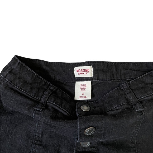 Mossimo Supply Co. Button Front A-Line Denim Skirt - Picture 2 of 5